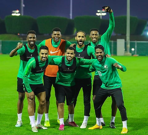 الأخضر يبدأ استعداداته لمواجهة منتخب البحرين.. و رينارد يواجه الإعلام