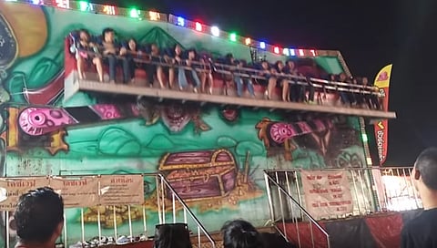 فيديو مروع.. لحظة سقوط ركاب لعبة بملاهي تايلاند