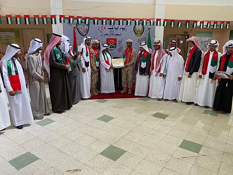 مدارس "بئر عسكر" بنجران تحتفل باليوم الوطني الإماراتي الـ48