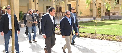 مصر.. "السيسي" يتفقد جامعة الملك سلمان في جنوب سيناء