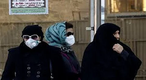 تلوث الهواء يجبر 1050 إيرانياً إلى التوجه للمستشفيات