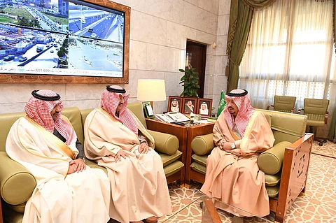 أمير الرياض يستقبل محافظَي الدوادمي والمزاحمية المكلفين