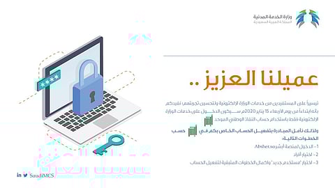 "الخدمة المدنية": الدخول لموقعنا سيتم عبر اسم المستخدم وكلمة المرور الخاصة بمنصة "أبشر"