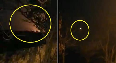 بالفيديو .. لحظة سقوط الطائرة الأوكرانية فوق طهران