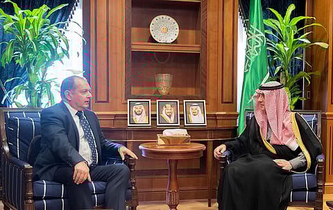 "الجبير" يودّع السفير البريطاني بمناسبة انتهاء فترة عمله بالمملكة