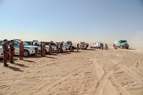 بالصور: "سبق" توثق المرحلة الـ8 لـ"رالي داكار" في وادي الدواسر