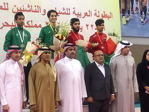 "أخضر المبارزة" يبدأ مشوار العربية بـ5 ميداليات