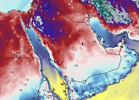 "مشهور" عن تأثير موجة البرد على جازان: ستتركز على المرتفعات الشرقية