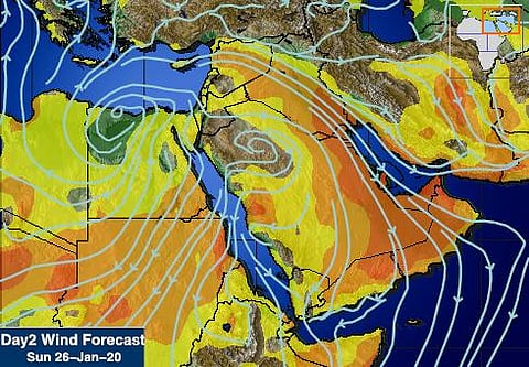 المسند: استقرار جوي عام في معظم المناطق ورياح شمالية باردة ونشطة