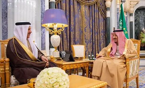 الملك يستقبل الزياني عقب انتهاء فترة عمله أميناً لـ "التعاون الخليجي"