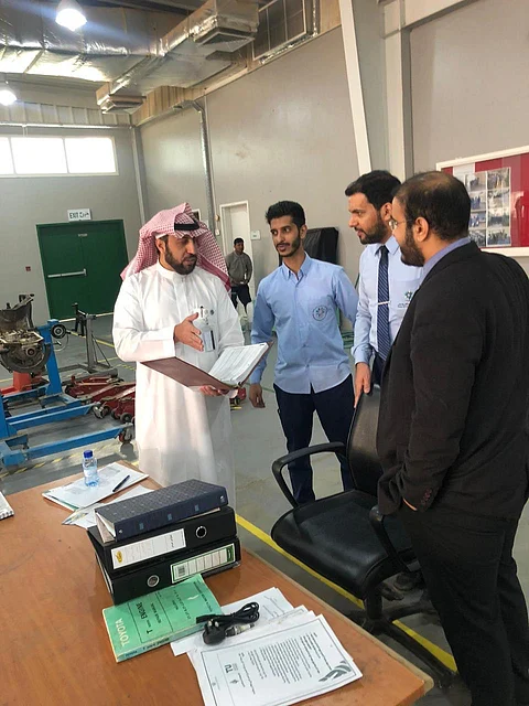 نائب المحافظ المساعد للمعاهد يتفقد المنشأة التدريبية بحوطة بني تميم