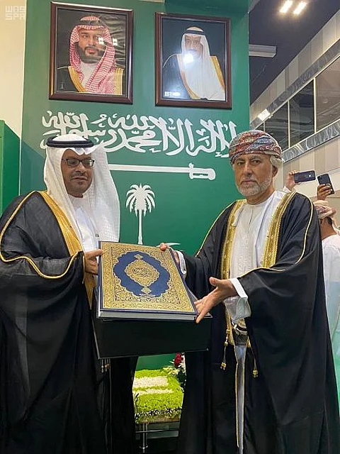 السفير السعودى يشارك في حفل افتتاح معرض مسقط الدولي للكتاب