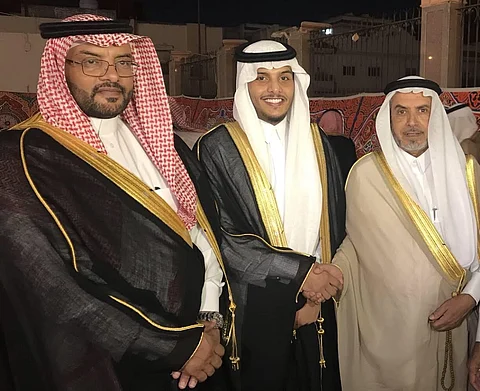 "ابن حوقان" يحتفل بزواج ابنه خالد في جدة