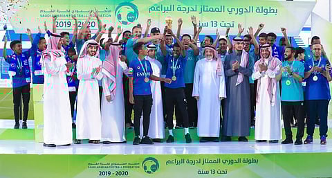 براعم الهلال أبطالاً للدوري الممتاز تحت 13 عامًا لكرة القدم