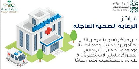 "التجمع الصحي الأول" : 16 ألف مستفيد من خدمات المراكز العاجلة