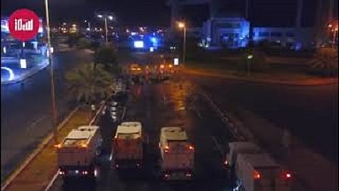 بالفيديو.. هكذا يتم تعقيم الطرق في جازان لحظة منع التجول