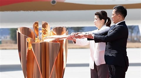 اليابان: بسبب "كورونا" .. إزالة الشعلة الأولمبية من العرض