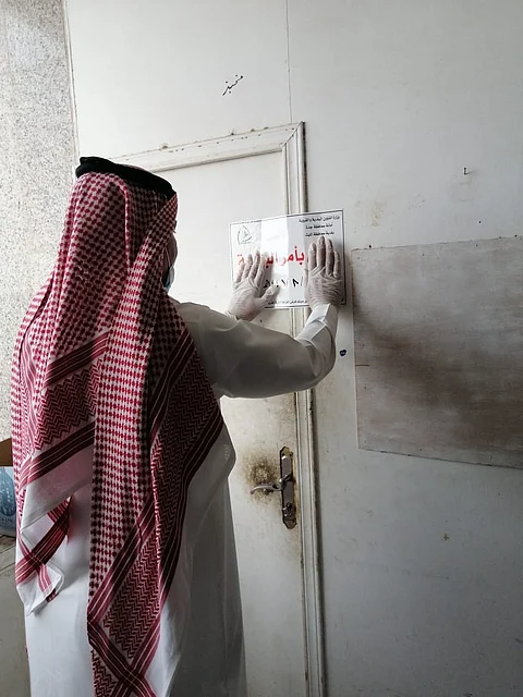 مقطع فيديو يتسبب في إغلاق مخبز عمالته مخالفة بالليث