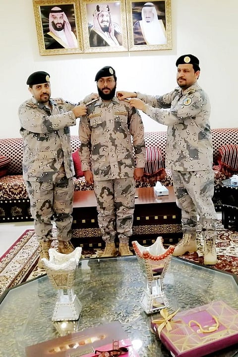 "الحسني" إلى رتبة ملازم أول بحرس الحدود