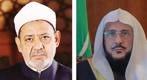 وزير الشؤون الإسلامية يهنئ شيخ الأزهر بحلول شهر رمضان