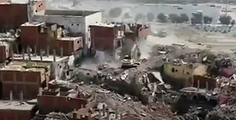 شاهد من مكة.. أعمال الإزالة بالمرحلة السادسة لتطوير حي النكاسة العشوائي