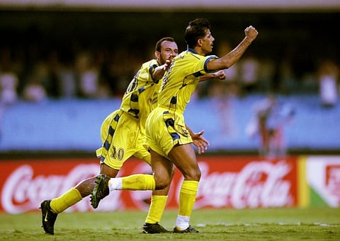 "الفيفا" يستعيد ذكرى أول هدف "عربي" في مونديال الأندية بأقدام "فهد الهريفي"