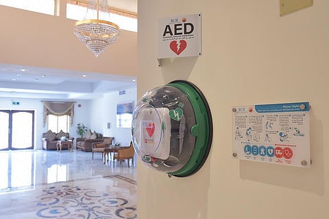 الأول من نوعه بمدن المملكة ولمقارّ العمل.. جهاز أمان قلبي بالجبيل الصناعية