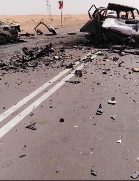 حادث مروري يغيِّب 7 أشخاص بينهم 6 من عائلة واحدة بـ"شمال حائل"