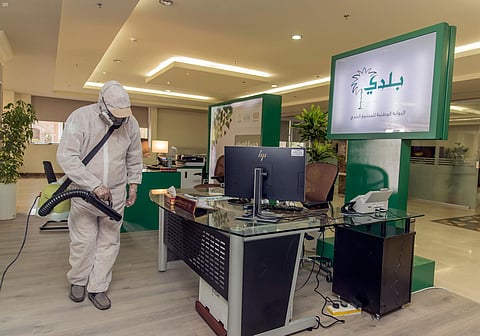 ضمن التدابير الاحترازية.. "أمانة القصيم" تواصل تطهير المباني وأماكن خدمة المراجعين