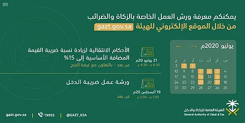 30 ورشة تعريفية من "الزكاة والدخل" لتوعية المكلفين بالأحكام الضريبية