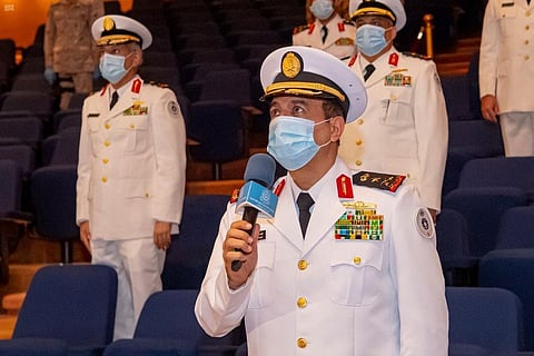 قائد القوات البحرية الملكية السعودية يُعوّم أول "كورفيت" من مشروع السروات