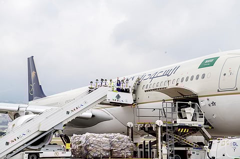 وصول أولى طلائع الجسر الجوي السعودي لمساعدة منكوبي بيروت