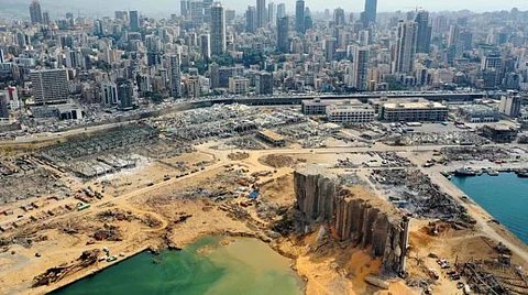 خبراء فرنسيون: الحفرة التي خلفها انفجار مرفأ بيروت عمقها 43 متراً