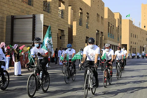 على خطى المؤسس.. مسيرة تقودها "مسك الخيرية" احتفاءً باليوم الوطني