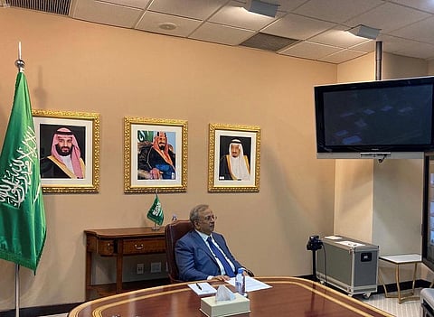 "المعلمي" يلتقي وزير خارجية جمهورية غينيا