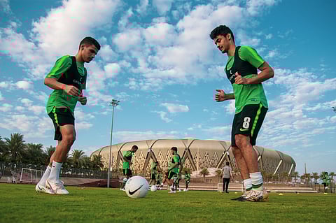 بعد ودية جنوب إفريقيا .. الأخضر الأولمبي يعاود تدريباته