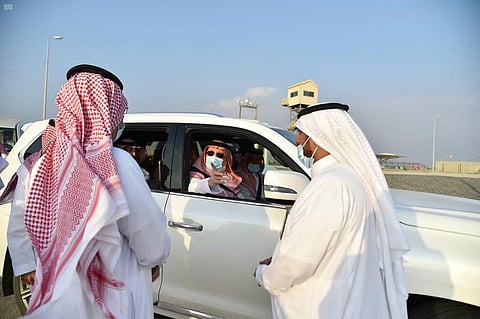 أمير منطقة جازان يتفقد مركز "الشقيق" التابع لمحافظة الدرب