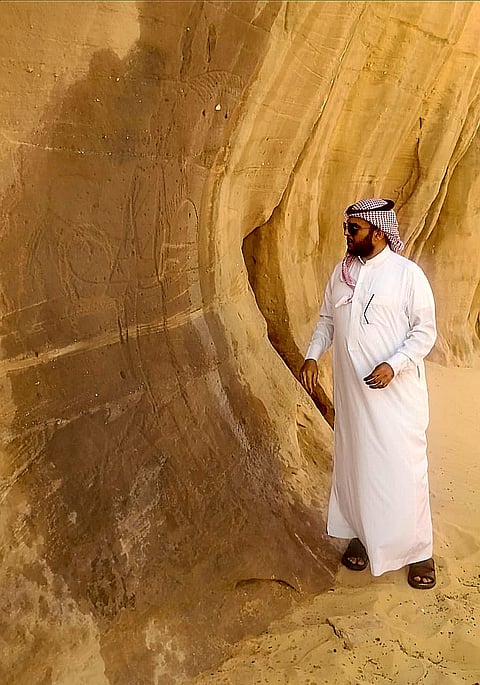 الرحالة "الشايع" لـ"سبق": اكتشفت كنزًا تراثيًّا نادرًا في تبوك