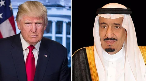 خادم الحرمين الشريفين يجري اتصالاً هاتفياً بالرئيس الأمريكي