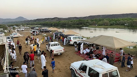 جمال متنزه "وادي حلي البري" يجذب الزوَّار من مختلف مناطق السعودية