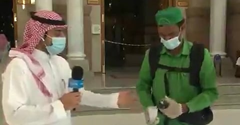 فيديو.. "شؤون المسجد النبوي": ألف لتر من مياه زمزم توزع يومياً
