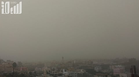 "الوطني للأرصاد": أتربة مثارة على المدينة المنوّرة تتواصل حتى 6 مساءً