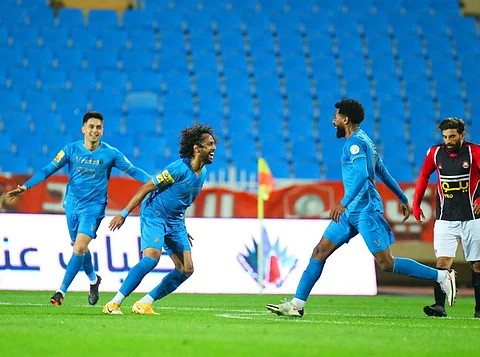 "النصر" يتغلّب على "الرائد" بهدف دون ردّ