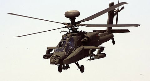 سقوط "أباتشي" أمريكية في منطقة الشدادي شرقي سوريا