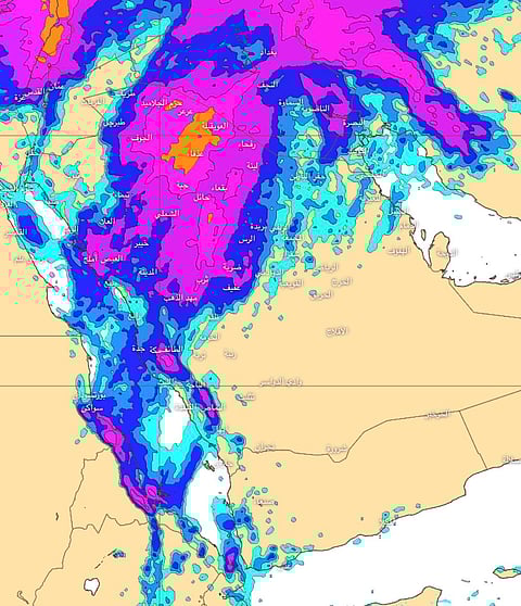 الحربي: منخفض جوي ممطر يؤثر على عدد من مناطق المملكة