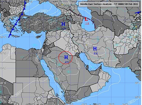 آخر "الشبط" وأول "العقارب".. "المسند" عن أجواء المملكة: "H" يتربع أياماً