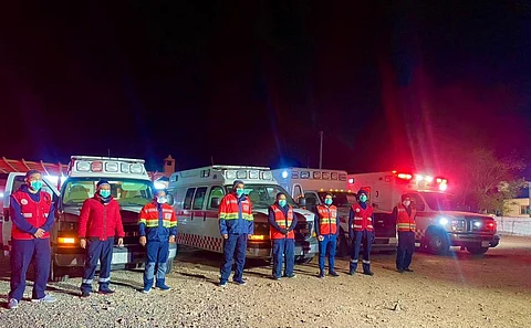 "هلال تبوك" استعداد ورفع جاهزية منذ الساعات الأولى للتقلبات المناخية في المنطقة