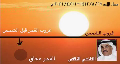 وفقاً للمعطيات الفلكية لمنازل القمر.. "الثقفي": غداً متمم لشعبان ورمضان يوم الثلاثاء