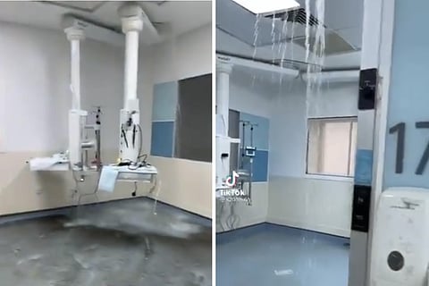 "صحة مكة" تصدر توضيحاً حول تسرُّب مياه الأمطار لإحدى غرف أحد المستشفيات