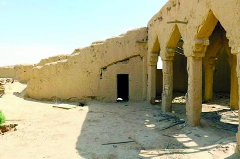 من معالم الرياض.. مسجد قصر الشريعة التاريخي بالهياثم الذي بني قبل 104 أعوام